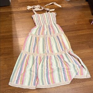 Marine Layer Multicolor Striped Kids Dress